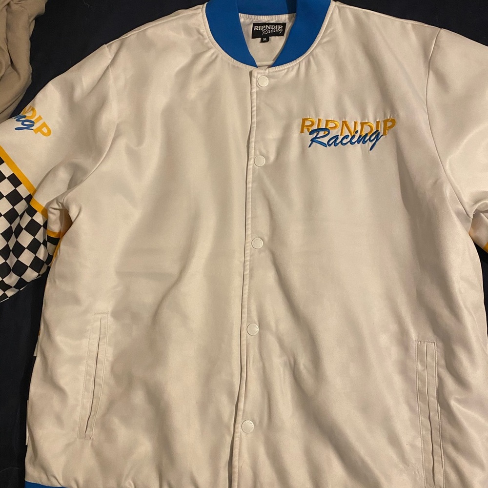 RIPNDIP Racing Varsity Jacket SIZE XL